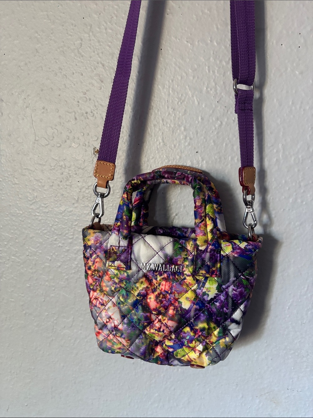 MZ WALLACE Multicolor Quilted bag
